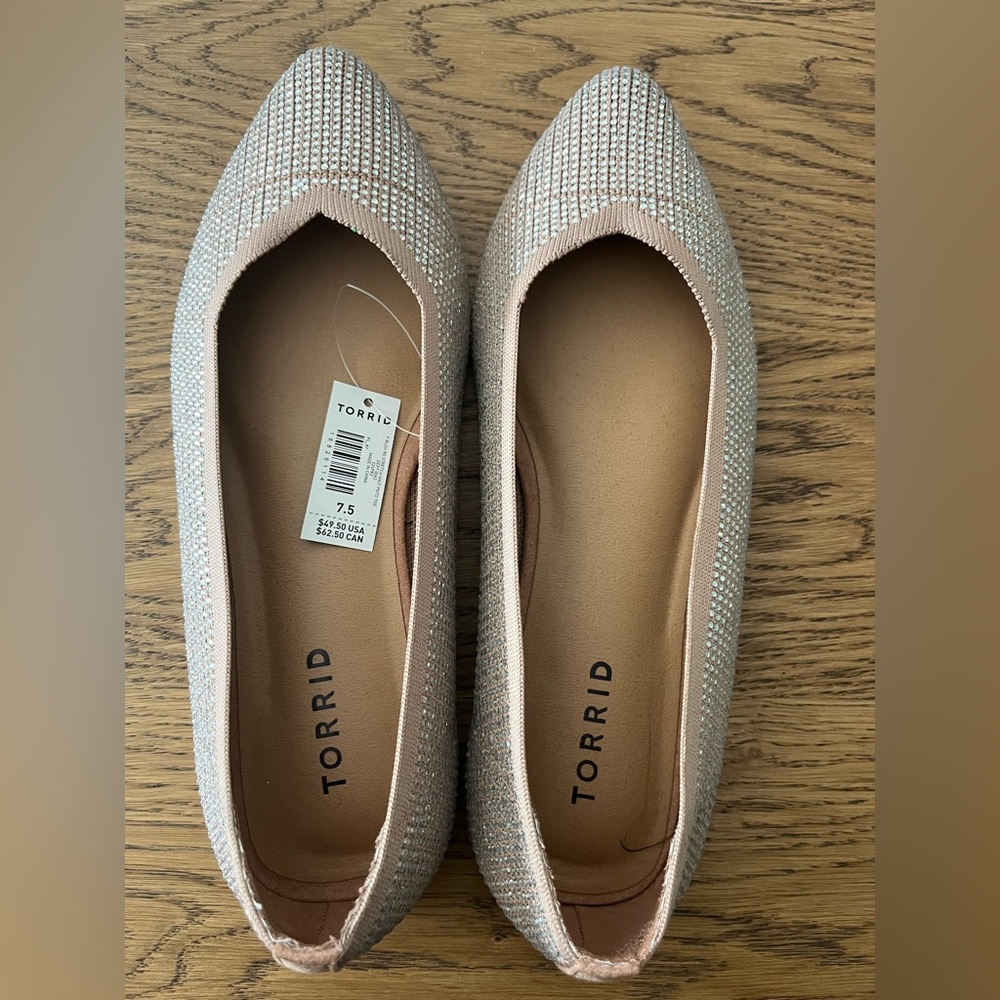 COPY - Torrid rhinestone flat shoes